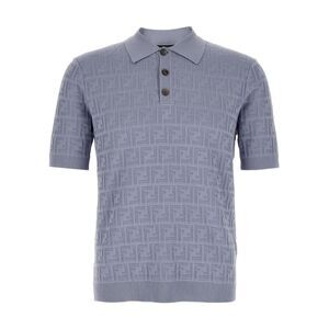 Fendi Men Ff Cotton Polo Shirt